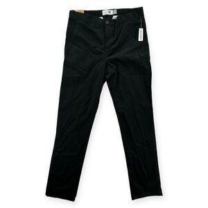 NWT Old Navy Pants Boys Youth Size 18 Black Skinny Chino Adjustable‎ Waist